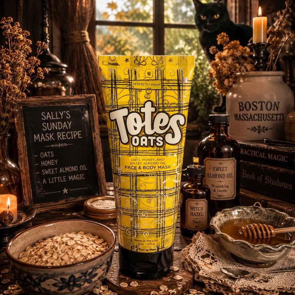 Perfectly Posh Totes Oats Face Body Mask Oat Honey Almond Oil 4 oz Retired